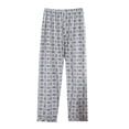 thumbnail image 1 of Mens Pajama Pants Ultra Lightweight Bottoms Sleepwear Bottom Elastic Band 6 Pack Pajama Pants for Men, 1 of 3