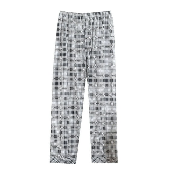 Mens Pajama Pants Ultra Lightweight Bottoms Sleepwear Bottom Elastic Band 6 Pack Pajama Pants for Men