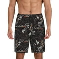 thumbnail image 1 of Mens Pajama Shorts, Cowgirl In Desert Sleep Shorts Men Pajama Bottoms Lounge PJ Shorts with Pockets, 1 of 6