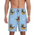 thumbnail image 1 of Mens Pajama Shorts, Cute Puppy Sleep Shorts Men Pajama Bottoms Lounge PJ Shorts with Pockets, 1 of 6