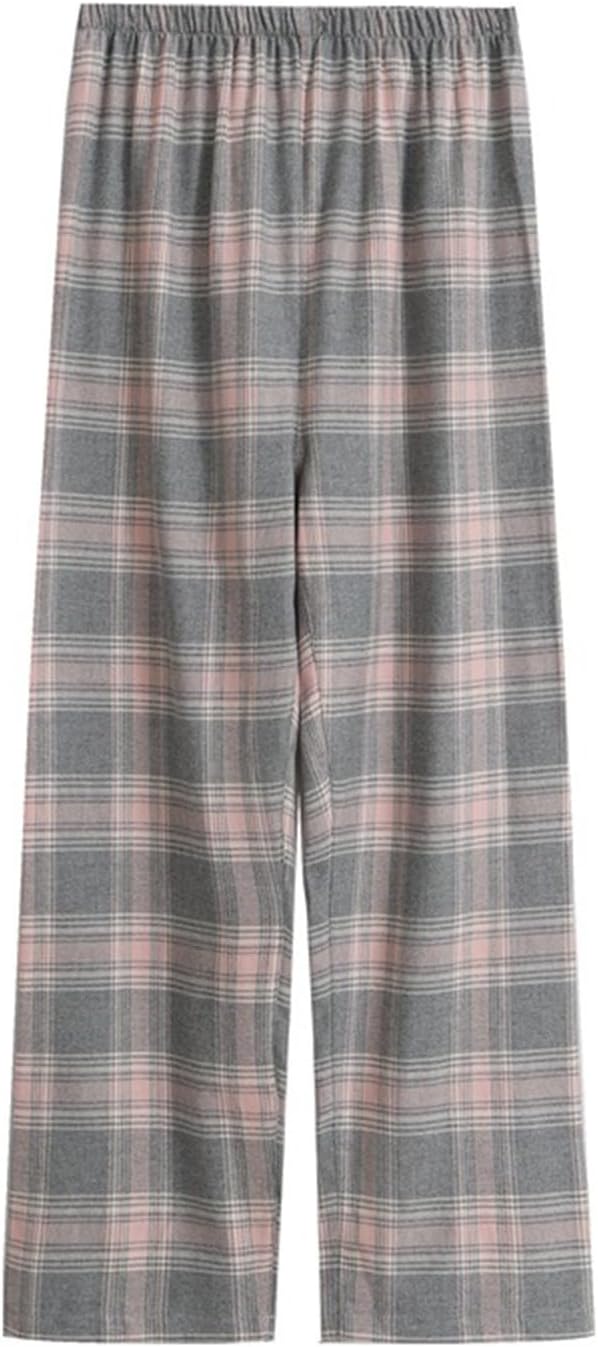 Mens Pajamas Plaid Pajama Pants Sleep Long Lounge Pant Soft PJ Bottoms