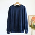 thumbnail image 1 of Mens Pajamas Shirts Casual Long Sleeve Crewneck Sweatshirts Sleepwear Boys Solid Color Pullover Soft Homewear Basic Loungewear T-Shirts, 1 of 8