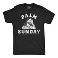 thumbnail image 1 of Mens Palm Sunday Funny T Shirt Sarcastic Jesus Graphic Tee for Men Graphic Tees, 1 of 7