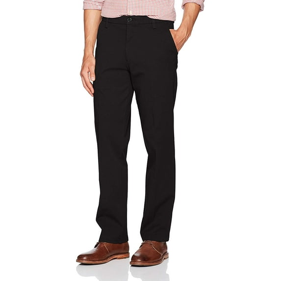 Mens Pants 31X30 Straight Fit Flat Khakis Stretch 31