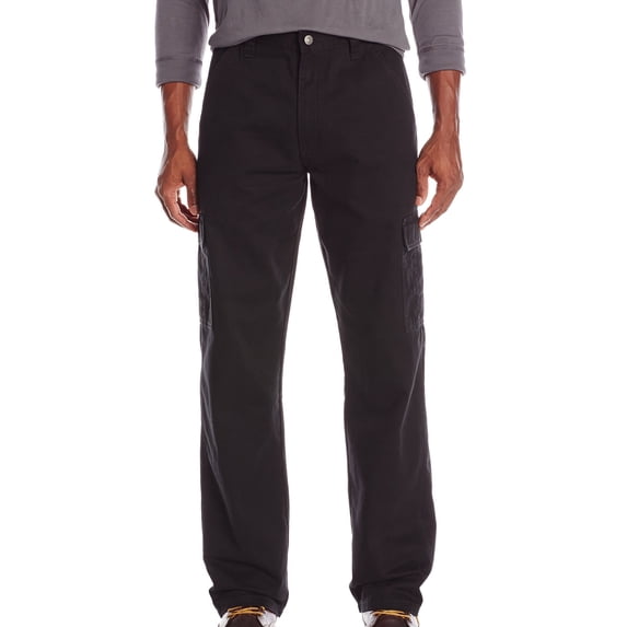 Mens Pants 36X32 Classic Twill Relaxed Fit Cargo 36