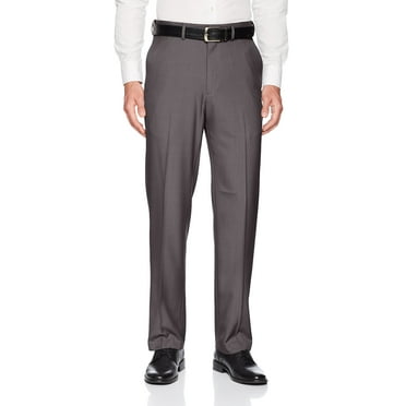 Mens Pants 38X30 Classic Fit Dress - Flat Front Stretch 38
