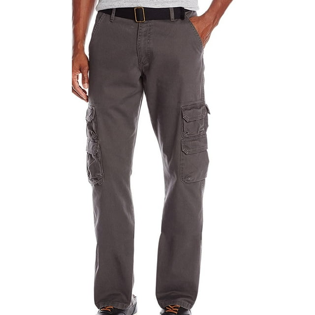 Mens Pants 42X32 Cargo Relaxed Fit Straight Leg 42
