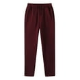 thumbnail image 1 of Mens Pants Athletic Fit Stretch Fashion Drawstring Elastic Waist Solid Color Casual Running Sweatpants With Pockets Workout Mens Pants, 1 of 5