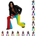 Men's Rocker Image Mens Pants Casual Men's Casual Rock Gradient Bottom Pants for Daily ...