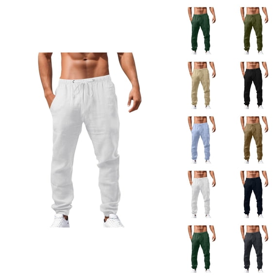 Mens Pants Casual Men's Sweatpants Men's Casual Pants Hop Breathable Loose Sports Pants for Spring and Summer Seasons