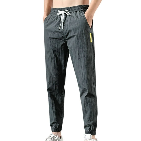 Mens Pants Casual Plus Size Loose Tracksuit With Tied Feet Durable Comfortable Breathable Travel Attire Trousers