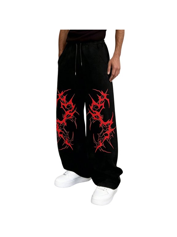 Mens Pants Casual Straight Leg Trousers For Everyday Comfort And Classic Fit Versatile Style For Weekend Wear And Outdoor Activities M
