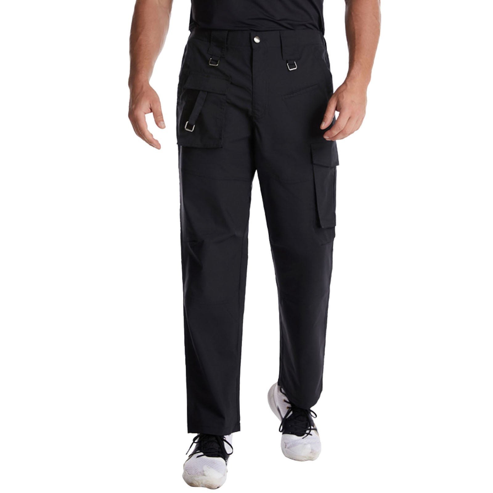 Men's Heavyweight Fleece-Lined Stretch Chino Uniform Work Pants