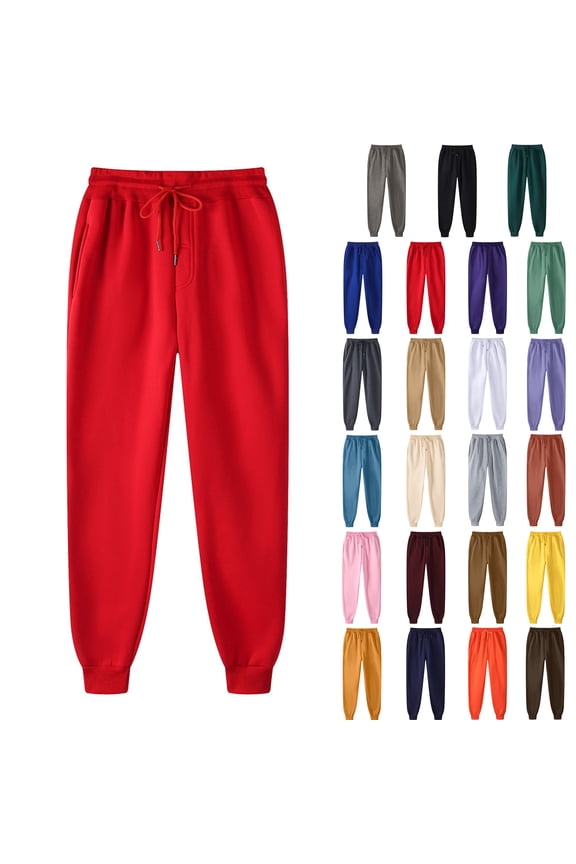 Mens Pants Clearance Running Sweatpants With Pockets Hip-hop Drawstring Pants Mens Athletic Pants Elastic Waist Legging Padded Casual Pants