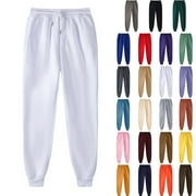 SOVLVND Mens Pants Clearance Running Sweatpants With Pockets Hip-hop Drawstring Pants Mens Athletic Pants Elastic Waist Legging Padded Casual Pants