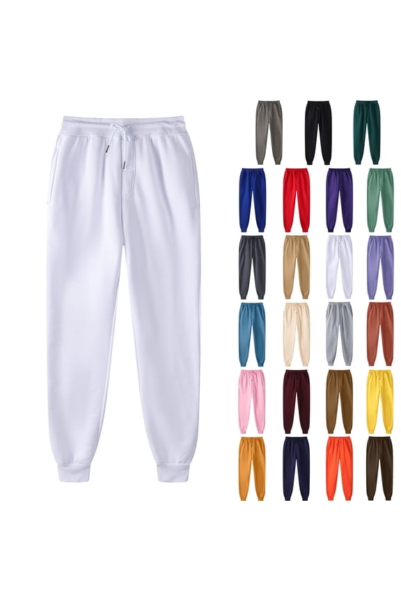 Mens Pants Clearance Running Sweatpants With Pockets Hip-hop Drawstring Pants Mens Athletic Pants Elastic Waist Legging Padded Casual Pants