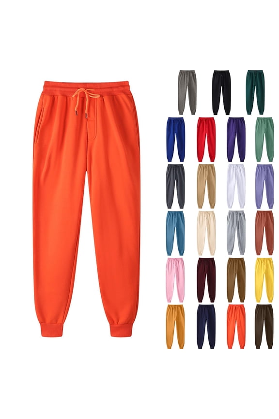 Mens Pants Clearance Running Sweatpants With Pockets Hip-hop Drawstring Pants Mens Athletic Pants Elastic Waist Legging Padded Casual Pants