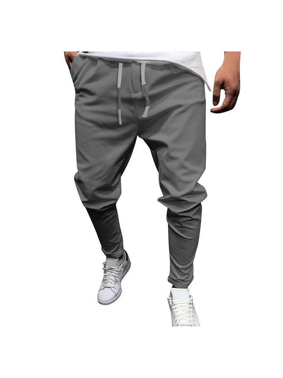 Mens Pants Men Clothes Lightweight Work Pants Mens Loose Fit Pants Men Work Pants Black Dress Pants