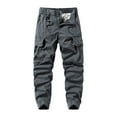 thumbnail image 1 of Mens Pants Men's Clothing Men's Cargo Pants Joggers Slim Fit Pocket Outdoor Casual Tapered Work Pants Comfortable Lightweight Utility Hiking Travel, 1 of 4