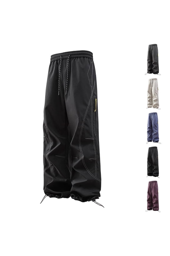 Mens Pants Men's Solid Color Windproof Hiking Pants Casual And Versatile Workwear Pants Blue 2Xl