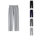 thumbnail image 1 of Mens Pants Men's Sweatpants Men's Casual Pants Joggers Sweatpants Open Bottom Straight Leg Athletic Loose Fit Running Pants with Pockets for Versatile Wear, 1 of 4