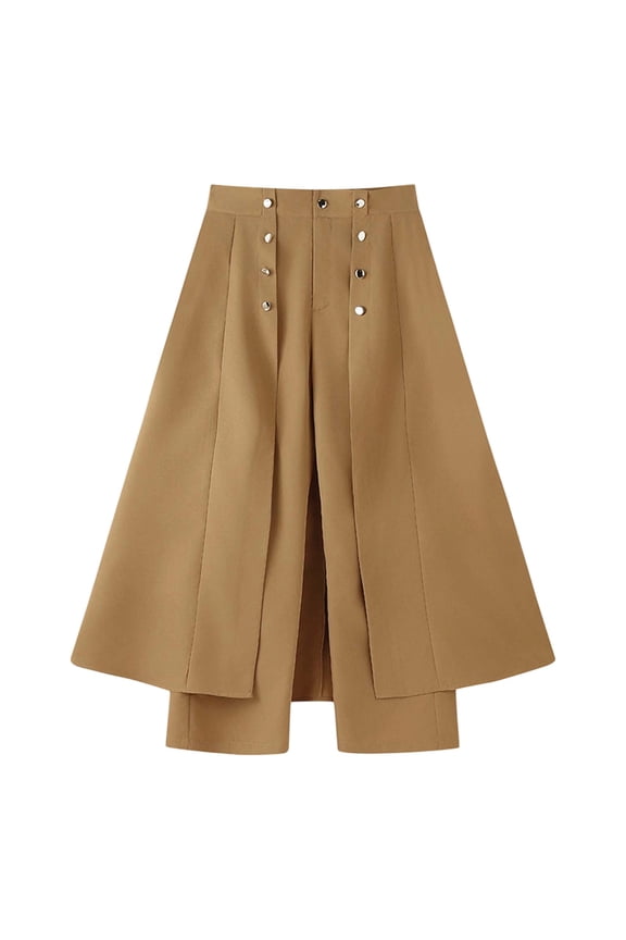 Mens Pants Mens Slacks Autumn European & Style High Waisted Patchwork Design Wide Leg Pants Versatile Casual Trousers for Straight Leg Long Pants