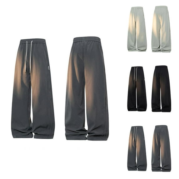Mens Pants Mens Slacks Men's Casual Pants for Daily Wear Loose Fit Trousers with Print Design Comfortable and Versatile Bottoms for Fall and Winter Seasons