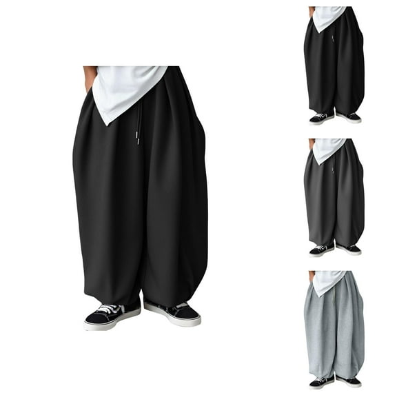 Mens Pants Mens Sweatpants Men's Casual Pants Loose Fit Comfortable Elastic Waist Relaxed Trousers for Daily Wear Breathable Fabric Fashionable Style