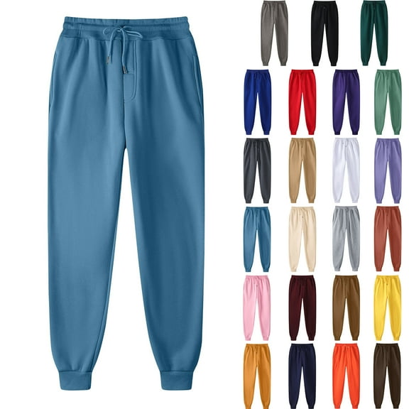 Mens Pants Running Sweatpants With Pockets Hip-hop Drawstring Pants Mens Athletic Pants Elastic Waist Legging Padded Casual Pants