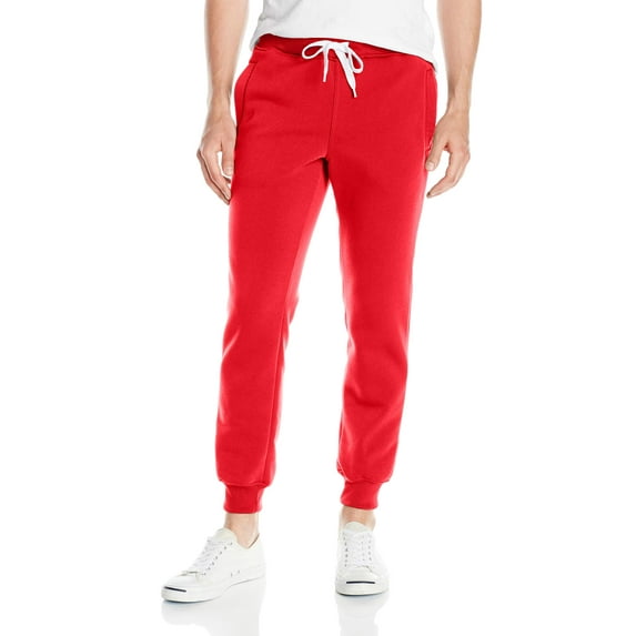 Mens Pants Small Jogger Fleece Rib Knit Stretch S