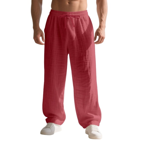 Mens Pants Sweat Pants for Mens Casual Straight Leg Pants for Home and Beach Comfortable and Stylish Casual Wear for