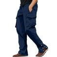 thumbnail image 1 of Mens Pants Sweatpants for Men Casual Cargo Pants Loose Fit Streetwear Hop Style Outdoor Comfortable Trousers With Multiple Pockets for Fall Autumn Season, 1 of 4
