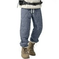 thumbnail image 1 of Mens Pants Under $10 Men's Packable Winter Snow Pants Warm Down Puffer Thickened Fleece Lined Quilted Waterproof Ski Trousers, 1 of 9