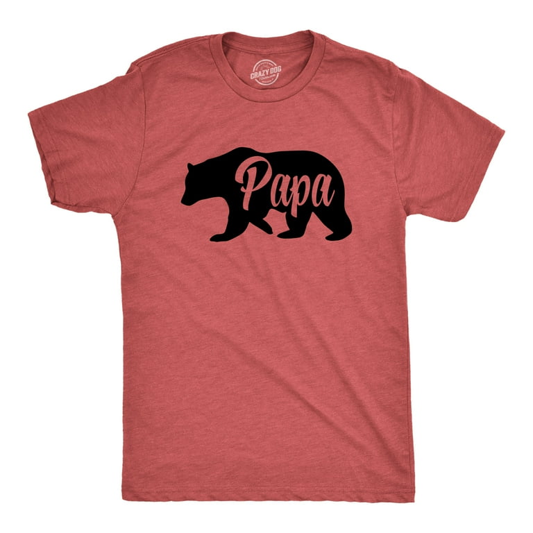 Mens Papa Bear Family T-Shirt Mens Papa Bear Family T-Shirt