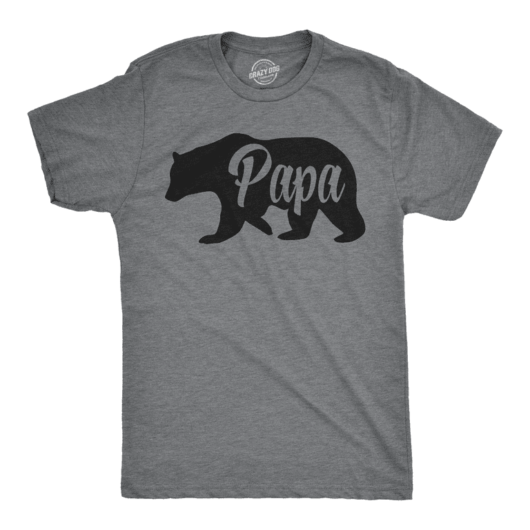 Mens Papa Bear Family T-Shirt Mens Papa Bear Family T-Shirt