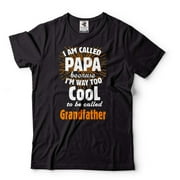Mens Papa Shirt Grandfather Shirt Funny Grandpa Shirt Fathers Day Gift Tee Papa Gifts Gift For Men