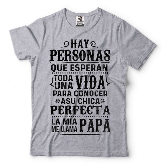 Mens Papa T-shirt Father's Day Papa Shirt Papa Gifts Papa Birthday TShirt Fathers Day Dad Shirt (Small Grey)