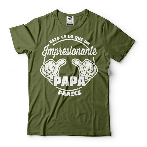 Mens Papa T-shirt Fathers Day Gift Papa Birthday Tshirt Papa Shirts Gift For Papa Shirt For Papa (3X-Large Military Green)