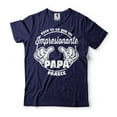 thumbnail image 1 of Mens Papa T-shirt Fathers Day Gift Papa Birthday Tshirt Papa Shirts Gift For Papa Shirt For Papa (3X-Large Navy Blue), 1 of 6