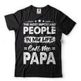 thumbnail image 1 of Mens Papa T-shirt Papa Birthday Tee Papa Gift Fathers Day Papa Shirt Father Shirt Dad Gifts (Medium Black), 1 of 6