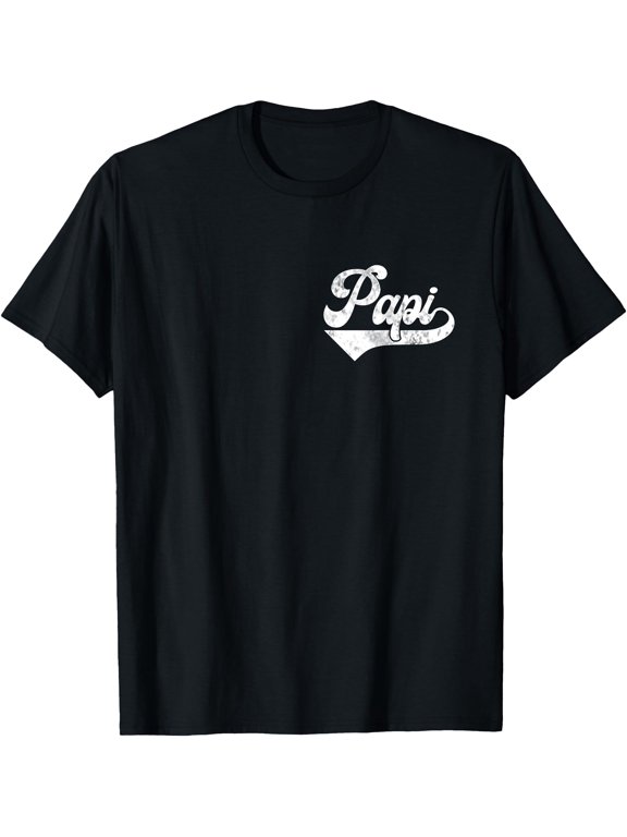 Mens Papi Vintage Retro Father's Day for Papa Grandpa T-Shirt