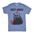 thumbnail image 1 of Mens Party Animal Funny Bear Tee Birthday Shirts Hilarious Party Time Novelty T shirt Graphic Tees, 1 of 6