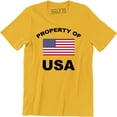 thumbnail image 1 of Mens Patriotic American Flag Property USA Army Support Troops Tee, 1 of 4
