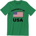 thumbnail image 1 of Mens Patriotic American Flag Property USA Army Support Troops Tee, 1 of 4