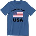 thumbnail image 1 of Mens Patriotic American Flag Property USA Army Support Troops Tee, 1 of 4
