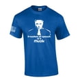 thumbnail image 1 of Mens Patriotic Tshirt Freedom Of Speech Is A Musk Portrait Elon Graphic Short Sleeve T-shirt Graphic Tee-Heather Royal-xxxl, 1 of 4