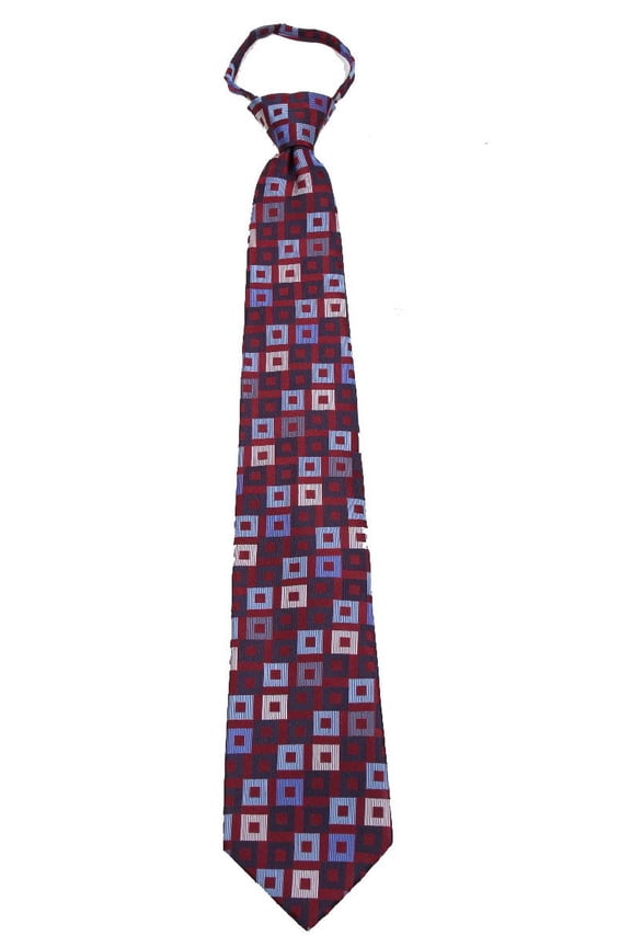 Mens Pattern Pre-made Zipper Tie Pre-made Designer Pattern Zipper Necktie
