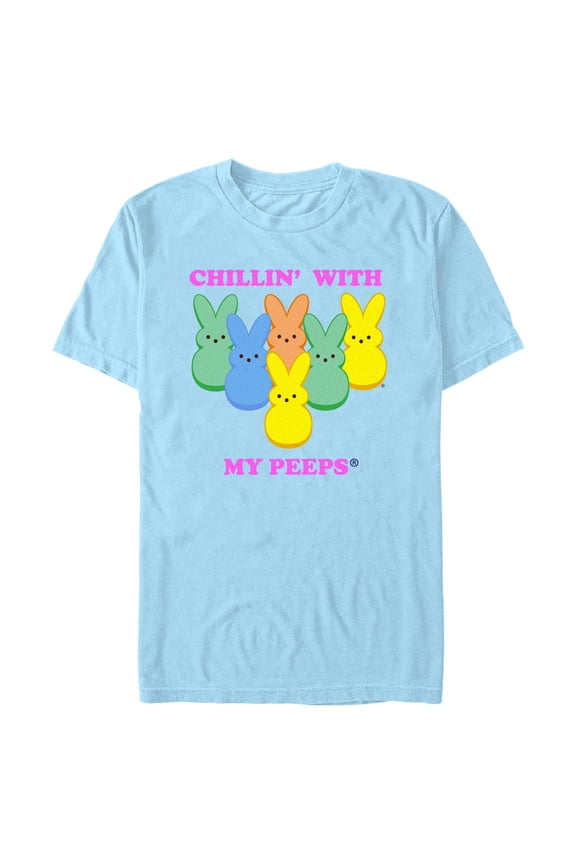 Mens Peeps Chilling With My Friends T Shirt