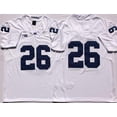 Mens_Penn_State_Nittany_Lions_White_26_Barkley_Football_Jersey L
