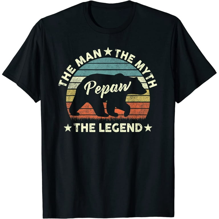 Mens Papa Man Myth Legend Distressed T-Shirt: Funny Gift For Dads Mens Papa Man Myth Legend Distressed T-Shirt: Funny Gift For Dads